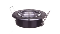 Oprawa punktowa 1x50W GX5,3 IIIkl. 12V IP20 GWEN CT-DTO50-B czarne aluminium 18531