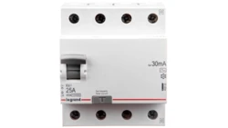 Wyłącznik różnicowoprądowy 4P 25A 0,03A typ AC P304 RX3 402062