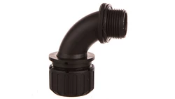 Łącznik poliamidowy kątowy M20 IP67 czarny LRSK 20M/16 E03DK-07010100501 /10szt./
