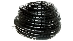 Wężyk ochronny elastyczny WE-25 czarny E01WS-01030100401 /20m/