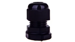 Dławnica kablowa poliamidowa PG11 IP68 DP 11/H BK czarna E03DK-01030300201 /100szt./