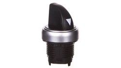 Napęd przełącznika 2 położeniowy 0-1 czarny z samopowrotem LPCS121