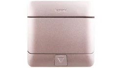 Pop-up Puszka podłogowa 100x100x61,2mm 3-modułowa aluminium 054010