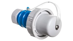 Wtyczka przenośna z/u Uni-Schucko 16A 230V IP67 - kolor niebieski 736