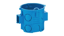 Puszka podtynkowa 60mm głęboka niebieska S60D 34057203