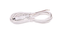 Przewód przyłączeniowy H03VVH2-F 2x0,75 3m biały S15273