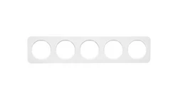 Berker R.1 Ramka pięciokrotna IP20 biała 10152189