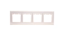 Berker B.7 Glas Ramka szklana poczwórna śnieżnobiała 10146909