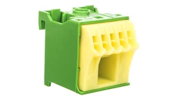 Blok samozacisków 63A QC zielony 6 przyłączy 33x30x30mm KN06E