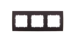 Berker B.3 Ramka potrójna aluminium czarny/antracyt 10133005
