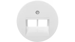 Berker R.1/R.3 Element centralny do gniazda przyłączeniowego UAE biały 14092089