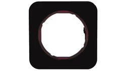 Berker R.1 Ramka pojedyncza czarna 10112145