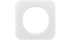 Berker R.1 Ramka pojedyncza szklana biała 10112109