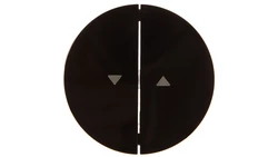 Berker R.1/R.3 Klawisz podwójny z symbolem Strzałka” czarny 16252045