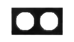 Berker R.3 Ramka podwójna czarna 10122245