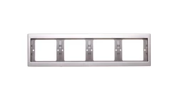 Berker K.5 Ramka poczwórna pozioma stal szlachetna nierdzewna 13837004