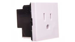 MOSAIC Gniazdo pojedyncze z/u 15A standard US białe 077504