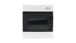 Rozdzielnica modułowa 1x8 podtynkowa /transparentna/ IP40 ECM8PT DIDO 001101010
