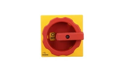 Rozłącznik główny/awaryjny 3P 63A 22kW AC23A 400V montaż tablicowy pokrętło żółto-czerwone otwór centralny 22.5 mm 3LD2555-0TK53