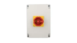 Rozłącznik główny/awaryjny w obudowie 3P 125A 45kW AC23A 400V pokrętło żółto-czerwone 3LD2866-0TB53