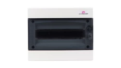 Rozdzielnica modułowa 1x12 podtynkowa /transparentna/ IP40 ECM12PT DIDO 001101011