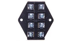 Płytka odgałęźna ZPT/2,5mm2/4-tory czarna ZPT 4-2.5 83001007