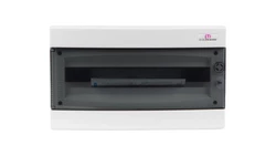 Rozdzielnica modułowa 1x18 podtynkowa /transparentna/ IP40 ECM18PT-S DIDO 001101074