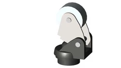 Głowica napędowa dźwignia stalowa z rolką 22mm ze stali nierdz 3SE5000-0AE04