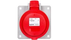 Gniazdo tablicowe 5P 16A 400V czerowne IP44 P17 TEMPRA PRO 555189