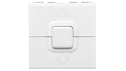 MOSAIC Przycisk żaluzjowy biały 077028