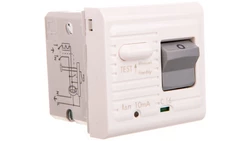 MOSAIC Wyłącznik różnicowoprądowy 16A 10mA Typ A biały 077534