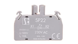 Oprawka lampki LED BA9s 230V AC bez lampki SP22-1435-R05