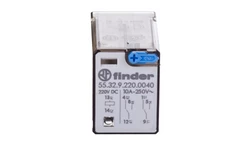 Przekaźnik eletromagnetyczny przemysłowy 2P 30V DC/250V AC AgNi 55.32.9.220.0040