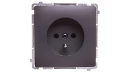 Simon Basic Gniazdo pojedyncze z/u 16A 250V grafit matowy BMGZ1.01/28