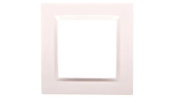 Simon 10 Ramka pojedyncza kremowa CR1/41