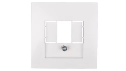Berker/B.Kwadrat Element centralny gniazda TAE i głośnikowego biały 5310338989