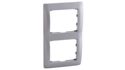 SISTENA LIFE Ramka podwójna pionowa metalic 771306