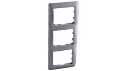 SISTENA LIFE Ramka potrójna pionowa metalic 771307