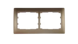 SISTENA LIFE Ramka podwójna pozioma titan 771402