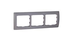 SISTENA LIFE Ramka potrójna pozioma metalic 771303