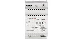 Zasilacz LED modułowy 12V DC 15W ZNM-15-12 LDX10000020