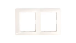 SISTENA LIFE Ramka podwójna pionowa arctic 771006