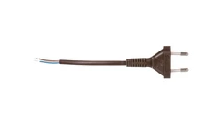 Przewód przyłączeniowy bez wyłącznika 190cm brązowy SP-190/2X0,5/-BRA YNS10000434
