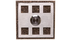 Przycisk dzwonkowy kwadratowy z podświetleniem brązowy 1A/250V PDK-251-BRA YNS10000020