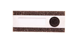 Przycisk dzwonkowy podłużny pojedynczy brązowy 1A/50V PDK-250/1-BRA YNS10000014