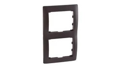 SISTENA LIFE Ramka podwójna pionowa choco 771206