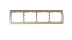 SISTENA LIFE Ramka poczwórna pozioma pearl 771504