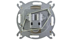 IMPRESJA Gniazdo antenowe RTV przelotowe 14dB ecru GPA-14YP/m/27