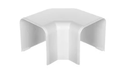 Pokrywa kątowa EKE 60x60mm biała 8543