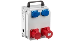 Rozdzielnica przenośna ŚWINOUJŚCIE 32A/4P 16A/4P 2xGS IP44 90143051W